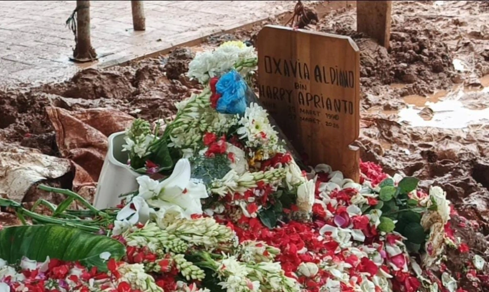 Makam Vidi Aldiano. (Indopop/Raka)