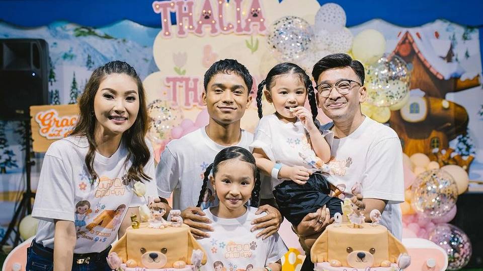 Hempas Isu Cerai, 4 Potret Kompak Ruben Onsu dan Sarwendah Rayakan Ultah Anak