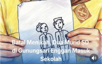 Karena Pernikahan Dibatalkan, Dua Murid SD Lombok Barat Enggan Lanjutkan Sekolah