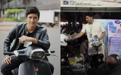 Ammar Zoni Mendekam di Nusakambangan, Aditya Zoni Kini Bagi-bagi Brosur di Jalanan