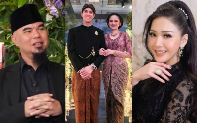 Gandeng El Rumi saat Lamar Syifa Hadju, Ahmad Dhani dan Maia Estianty Kompak Kenakan Baju Serasi