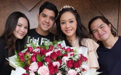 Cara Manis Dul Jaelani dan Al Ghazali Rayakan Ultah Maia Estianty yang ke-50 Tahun, Banjir Pujian