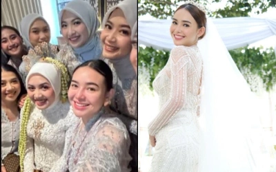 Muncul dengan Wajah Natural, Penampilan Amanda Manopo di Pernikahan Sahabatnya Disorot