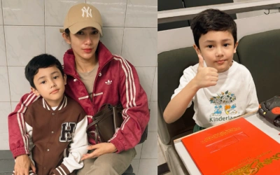 Usianya Baru 5 Tahun, Saka Putra Bungsu Ussy Sulistiawaty Ikut Olimpiade Sains Indonesia