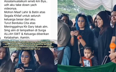 Sibuk Rekam Saat Pemakaman Gary Iskak, Andi Devi Sampaikan Permintaan Maaf
