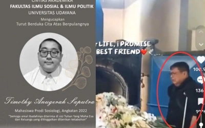 Gestur Ayah Timothy Saat Proses Kremasi Anaknya Jadi Sorotan