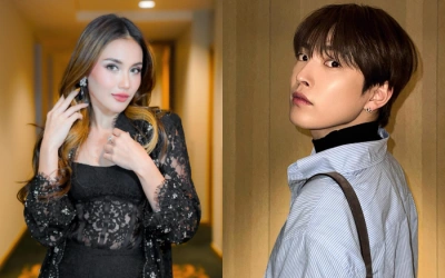 Gombalan Lucu Ayu Ting Ting ke Hongjoong ATEEZ saat Konser di Singapura, Netizen Iri!