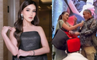 Momen Ayu Ting Ting Disawer Segepok Duit oleh Crazy Rich Kalsel, Begini Reaksi Sang Biduan!
