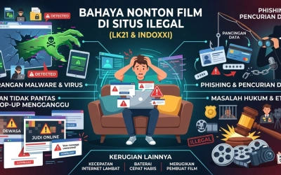 Terungkap! Risiko Serius di Balik Situs Nonton Gratis LK21 dan IndoXXI