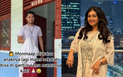 Suaminya Komut PT Antam, Bella Saphira Kepergok Komentari Video Guru SD Ganteng yang Viral