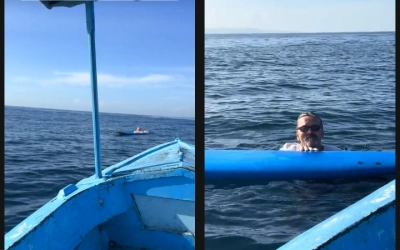 20 Jam Terombang-ambing di Lautan, Bule yang Kelelahan Surfing di Bali Berhasil Selamat