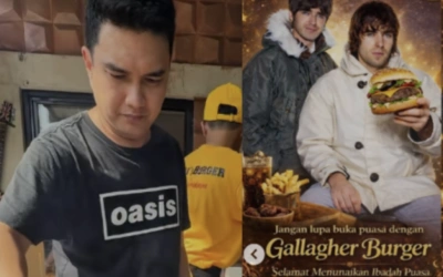 Bisnis Burger Aldi Taher Curi Perhatian, Catut Liam Gallagher Sebagai 'Duta' Promosi