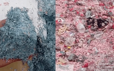 Lautan Cacahan Uang 100 Ribu dan 50 Ribu Ditemukan di TPS Liar Bekasi