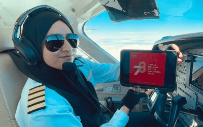 Biodata dan Agama Capt Tania Karima, Pilot Wanita Sukses Daratkan Pesawat di Air