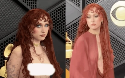 Chapell Roan Bikin Gempar, Nyaris Telanjang di Grammy Cuma Pakai Alat Penjepit!