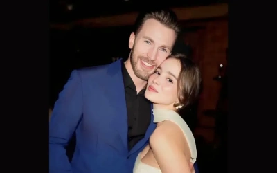 Geger Hollywood! Chris Evans Terciduk dengan Wanita Misterius Saat Alba Baptista Baru Lahiran