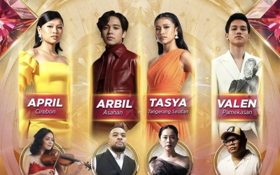 Peringkat Perolehan Virtual Gift DA7 Indosiar Top 4 Show 8 Desember 2025, Siapa Posisi Teratas?