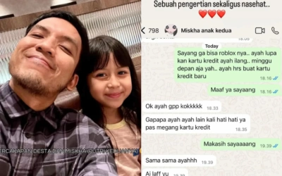 Momen Manis Miskha Anak Kedua Natasha Rizky Nasihati Desta yang Hilangkan Kartu Kredit