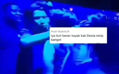 Viral Video Diduga Mirip Desta Mahendra Kepergok Cium Cewek di Klub Malam, Begini Faktanya