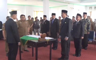 Iwan Sumantri Resmi Jadi Sekda Rejang Lebong, Ini Pesan Wakil Bupati