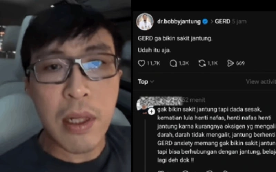 dr Tirta Semprot Netizen Sok Tau yang Serang Dokter Jantung soal GERD