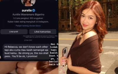 Aurelie Moeremans Pernah Beri Semangat ke Rebecca Klopper Saat Terjerat Kasus Video Syur