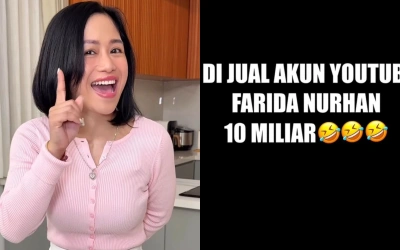 Farida Nurhan Pamit dari YouTube, Akunnya Mau Dijual Rp10 Miliar?