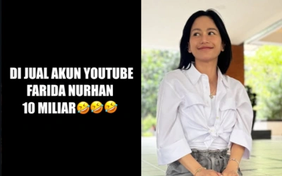 Farida Nurhan Jual Akun YouTube Seharga Rp10 Miliar, Apa Alasannya?