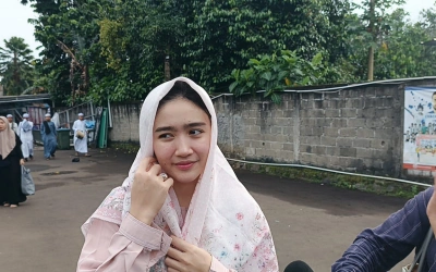 Febby Rastanty Ungkap Kebahagiaan Rayakan Lebaran Bareng Suami