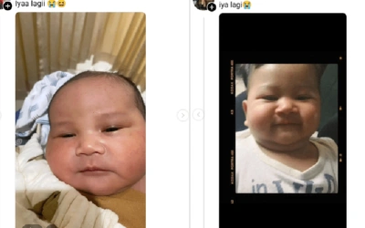 Ibu-Ibu Berteori Tiap Bayi Pasti Punya Fase Wajah Mirip Pak Prabowo, Dokter Anak: Valid!