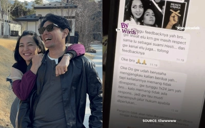 Buntut Dukung Aurelie Moeremans, Suami Hesti Purwadinata Diancam Lewat Chat