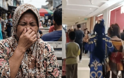 Viral! Ibu-ibu Rekam Cosplayer di Mall Keluhkan Bau Badan 'Pening Kali Aku!'
