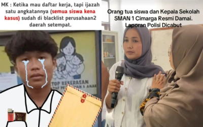 Sempat Petantang-petenteng, Ibu Siswa yang Merokok Minta Maaf ke Kepsek SMAN 1 Cimarga
