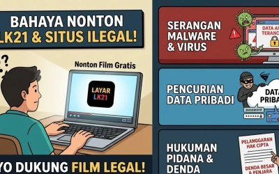 Film Gratis Memang Menggiurkan, Tapi Nonton di LK21 dan IndoXXI Bisa Berbahaya