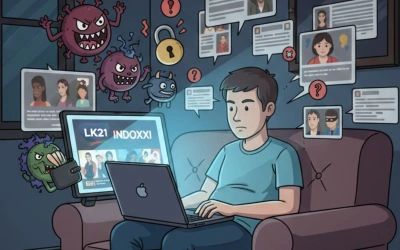 Bahaya Tersembunyi LK21 & IndoXXI: Risiko Pencurian Data Hingga Ancaman Penipuan Online