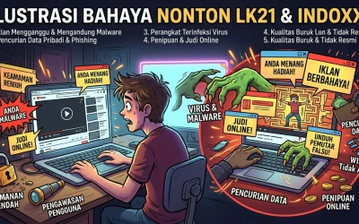 LK21 dan IndoXXI Tetap Diburu, Padahal Menyimpan Ancaman Digital