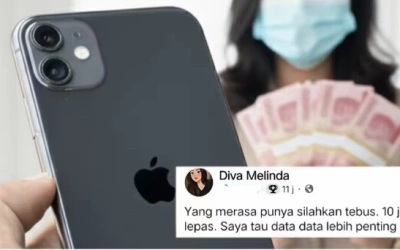 Tak Sengaja Nemu iPhone, Diva Melinda si Penemu Malah Minta Tebusan Rp 10 Juta ke Pemiliknya