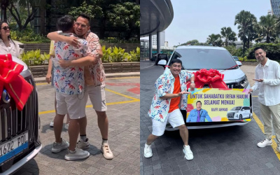 Bukan Kaleng-Kaleng! Raffi Ahmad Kasih Kado Mobil Senilai Rp1 Miliar untuk Irfan Hakim