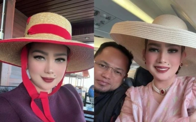Gaya Istri Gubernur Kaltim, Sarifah Suraidah Jadi Omongan, Glamor Bak Noni Belanda