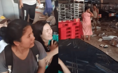 Karyawan Alfamart Nangis dan Pasrah Saksikan Toko Mereka Dijarah