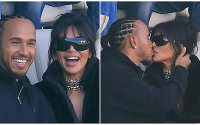 Kim Kardashian dan Lewis Hamilton Terlihat Mesra di Super Bowl LX, Rumor Pacaran Menguat?