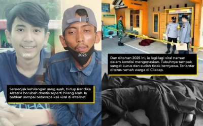 Kisah Pilu Randika Asal Palembang, Hidup Terlantar Kini Ditemukan Meninggal Kelaparan