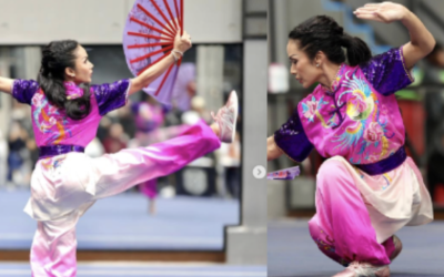 Keren! Gerakan Wushu Krisdayanti saat Gladi Bersih Jelang Tanding di China