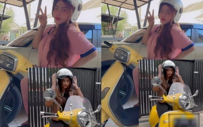 Lisa Mariana Pamer Motor Kembaran dengan Aura Kasih, Dinar Candy: Cuma Nggak Diajak ke Paris Doang