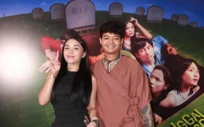 Cerita Dibalik Reza Arap Pakai Baju Terapis Saat Hadir di 40 Harian Lula Lahfah