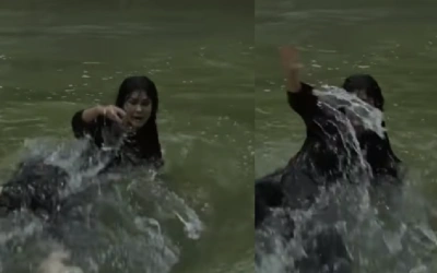 Luna Maya Hilang! Tak Muncul Usai Tercebur Pusaran Sungai Deras di Syuting Film Suzzanna