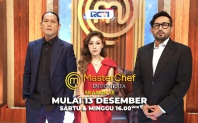 Profil 3 Juri MasterChef Indonesia di Edisi Perdana 13 Desember 2025, 2 Wajah Baru Penuh Kejutan