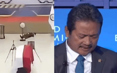 Detik-Detik Menteri KKP Sakti Wahyu Trenggono Pingsan di Pelepasan Jenazah Pesawat ATR 42-500