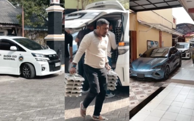 Mewah! Distribusi MBG di Madura Pakai Mobil Alphard hingga Vellfire Jadi Sorotan!