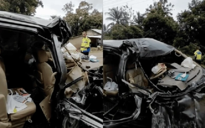 Kronologi Kecelakaan Bos Garuda TV Muliandy Nasution, Nissan Serena Tabrakan dengan Truk Sawit